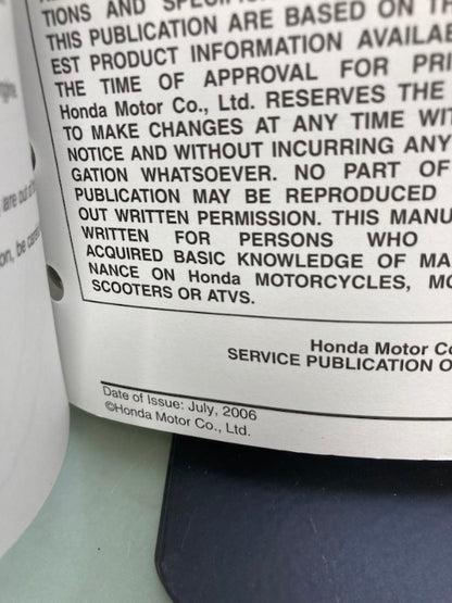 Honda 61HM360 TRX300EX Fourtrax Service Manual '07-'09 Genuine