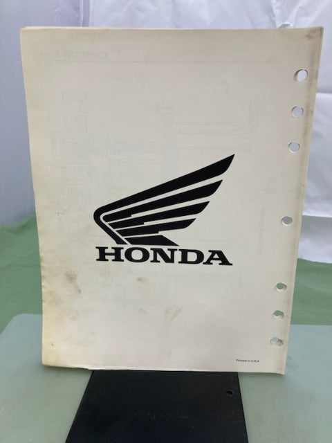 Honda 10077 TRX300EX Set-Up Instructions Manual '04 Genuine