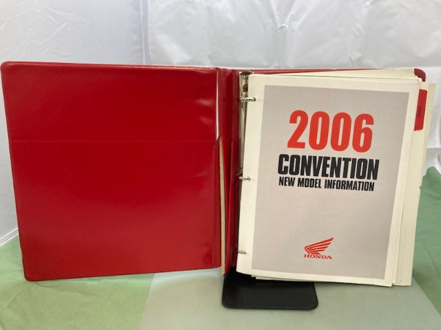 Honda Redbook 2006 Binder With Spec Sheets Genuine
