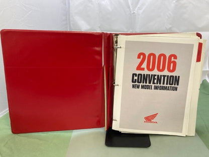 Honda Redbook 2006 Binder With Spec Sheets Genuine