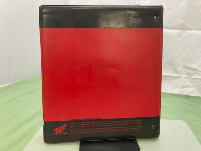 Honda Redbook 2008 Binder With Spec Sheets Genuine