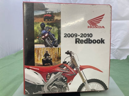 Honda Redbook 2009 2010 Binder With Spec Sheets Genuine