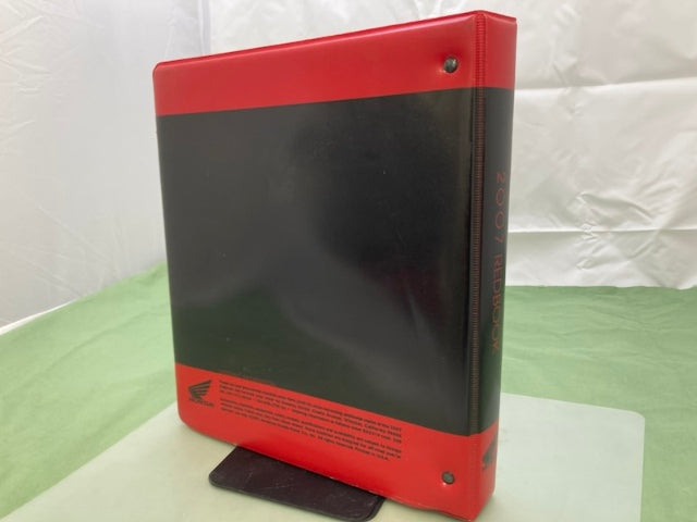 Honda Redbook 2007 Binder With Spec Sheets Genuine