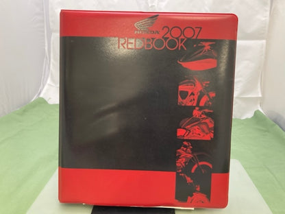 Honda Redbook 2007 Binder With Spec Sheets Genuine
