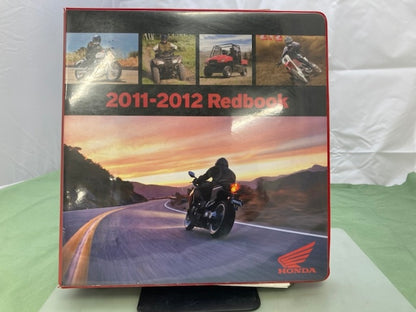 Honda Redbook 2011 2012 Binder With Spec Sheets Genuine