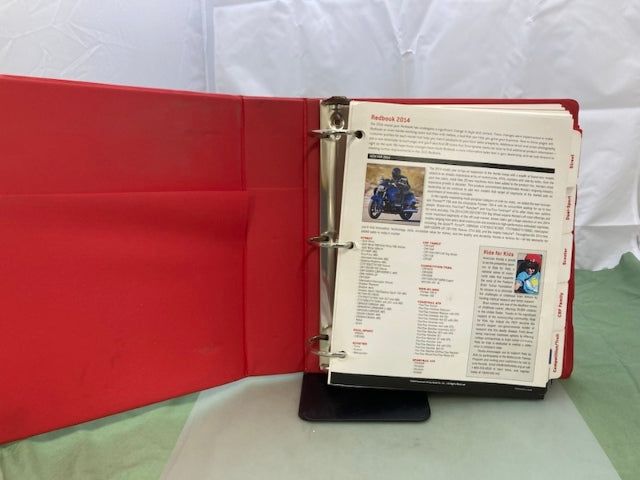 Honda Redbook 2013 2014 Binder With Spec Sheets Genuine