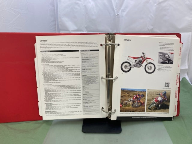 Honda Redbook 2013 2014 Binder With Spec Sheets Genuine