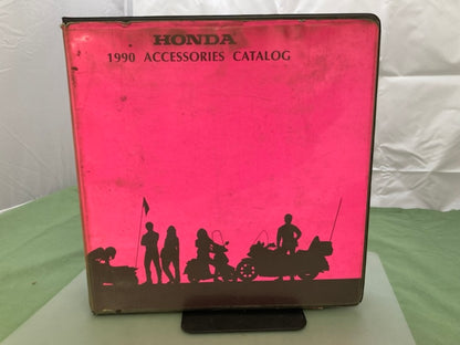Honda Hondaline Motorcycle Accessories Apparel Parts Catalog Binder 1990 Genuine