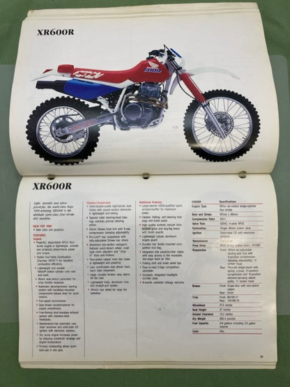 Honda Redbook 1990 With Spec Sheets Genuine