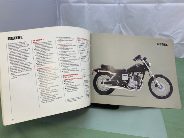 Honda Redbook 1986 With Spec Sheets Genuine