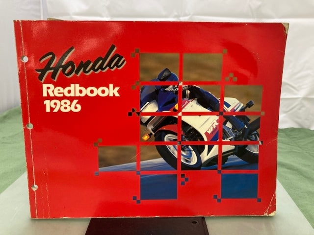Honda Redbook 1986 With Spec Sheets Genuine