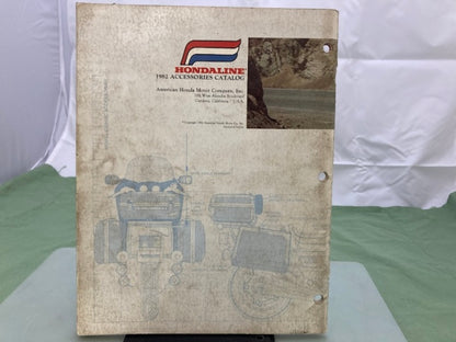 Honda H008Z Hondaline Accessories Catalog 1982 Genuine