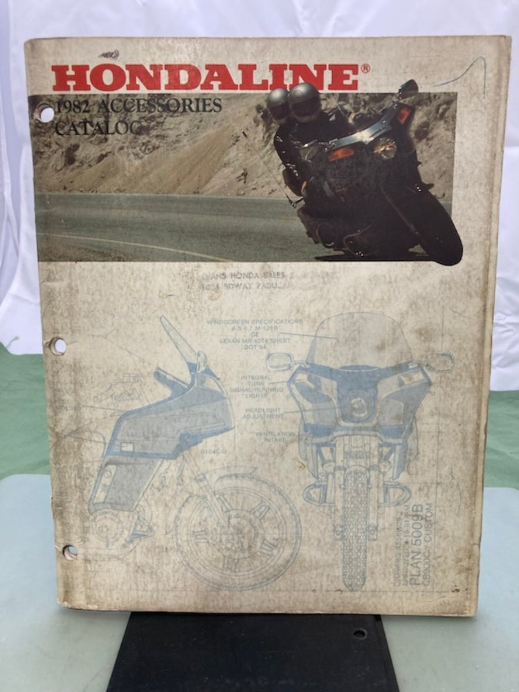 Honda H008Z Hondaline Accessories Catalog 1982 Genuine