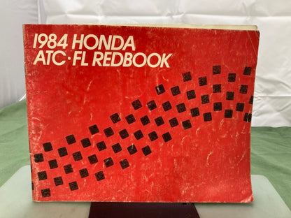 Honda ATC FL Redbook 1984 With Spec Sheets Genuine