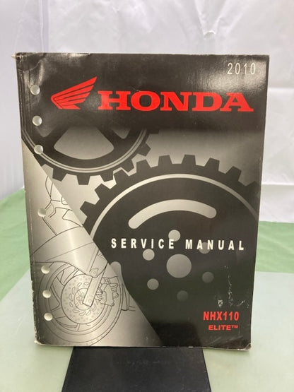 Honda 61GFM00 NHX110 Elite Service Manual '10 Genuine