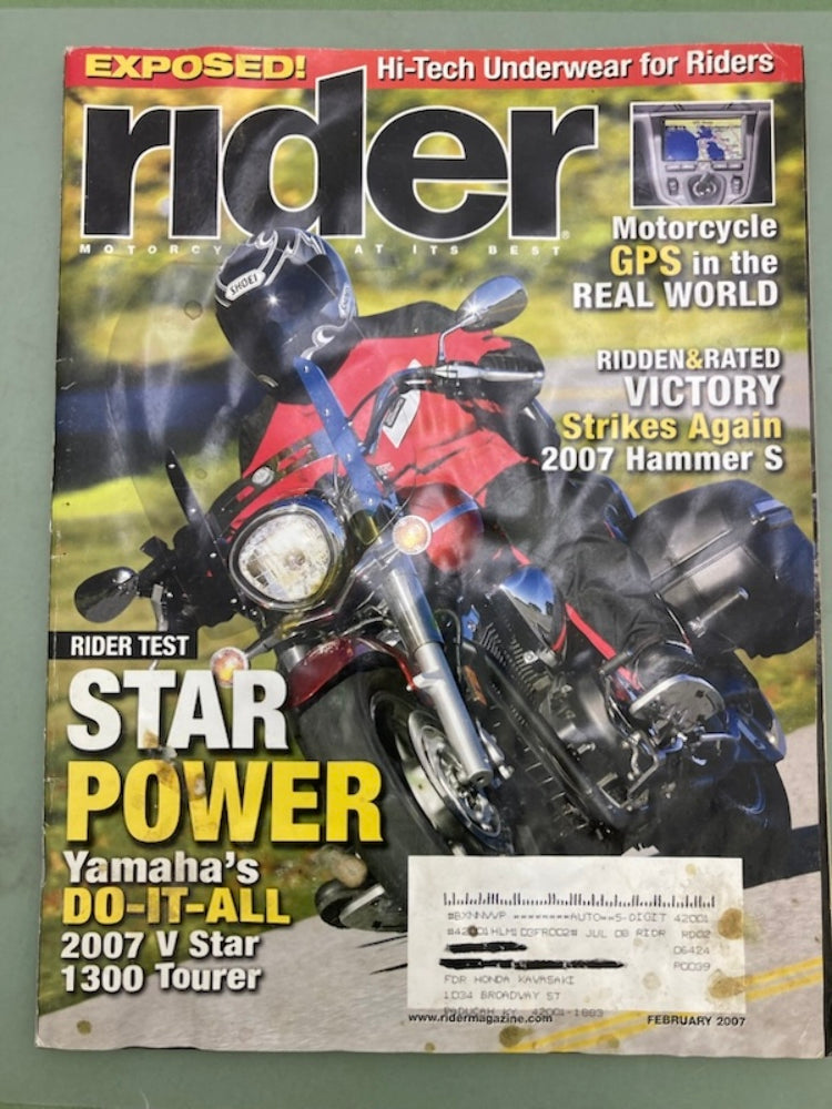 Rider Magazine February 2007 Genuine