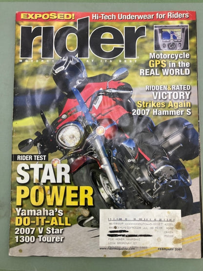 Rider Magazine February 2007 Genuine