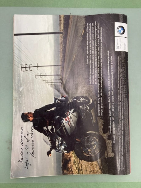 Motorcyclist Magazine April 2009 Genuine