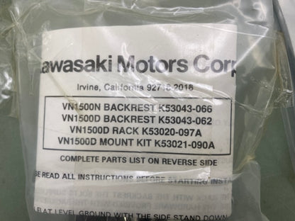Kawasaki K53021-090A Backrest Mount Kit New Genuine