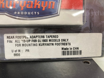Kuryakyn 8806 Rear Footpeg Adapters Tapered for Honda Goldwing New Genuine
