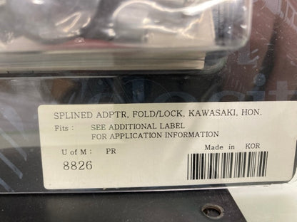 Kuryakyn 8826 Splined Peg Adapter Fold/Lock for Kawasaki & Honda New Genuine