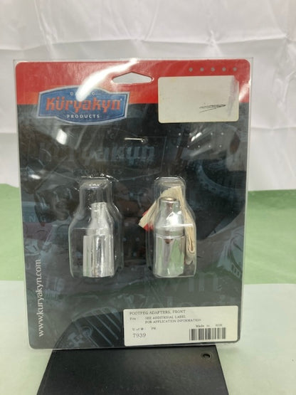 Kuryakyn 7939 Front Footpeg Adapters for Can-Am, Honda, & Suzuki New Genuine