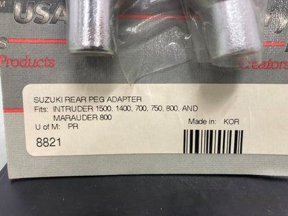 Kuryakyn 8821 Suzuki Rear Peg Adapter for Intruder & Marauder New Genuine