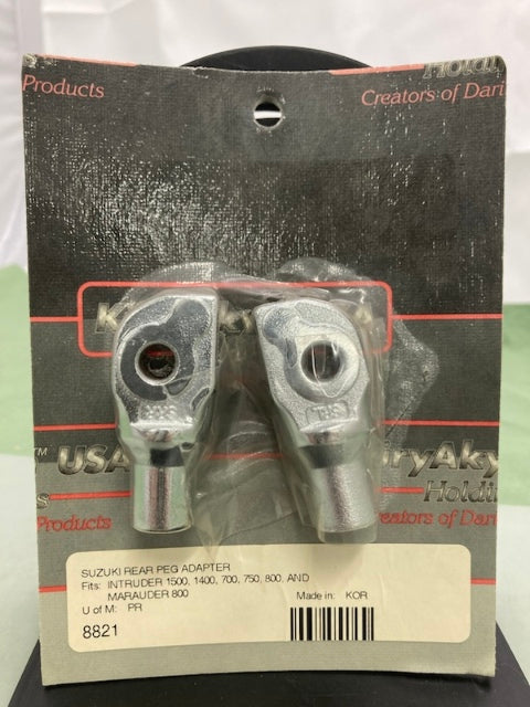 Kuryakyn 8821 Suzuki Rear Peg Adapter for Intruder & Marauder New Genuine