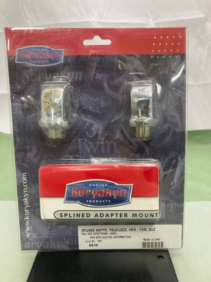 Kuryakyn 8818 Spined Peg Adapter for Honda, Yamaha, & Suzuki  New Genuine