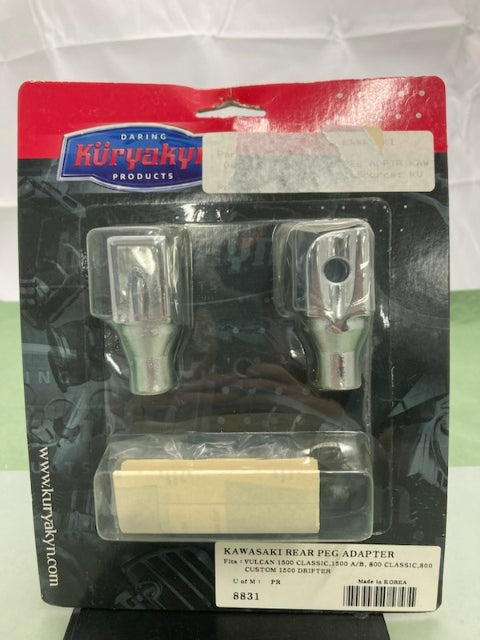 Kuryakyn 8831 Kawasaki Rear Peg Adapter New Genuine