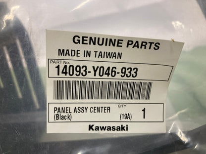 Kawasaki 14093-Y046-933 S.Black Center Cover New Genuine