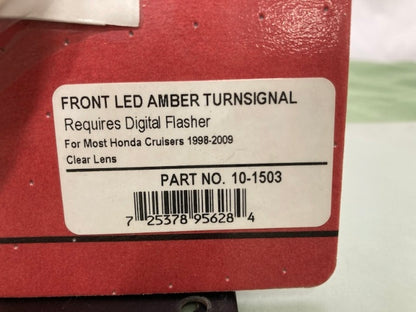 Show Chrome 10-1503 Front LED Amber Turn Signal for Honda New Genuine