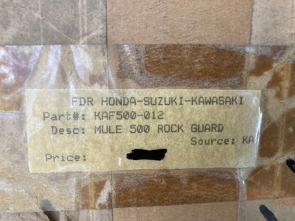 Kawasaki KAF500-12 Mule Rock Guard New Genuine