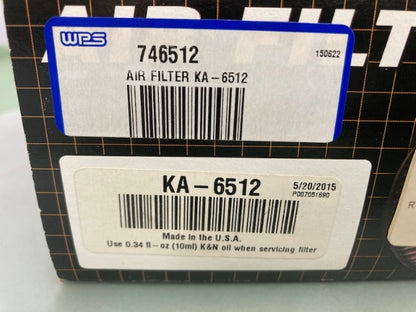 K&N KA-6512 Air Filter New Genuine