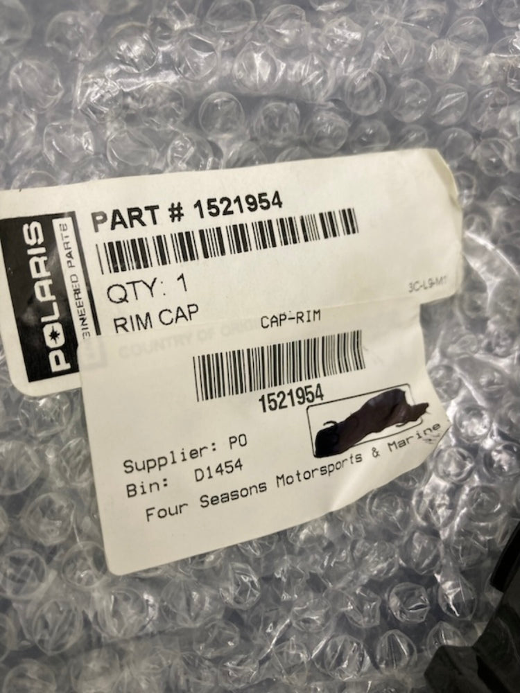 Polaris 1521954 Rim Hub Cap for ATV New Genuine