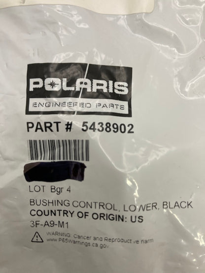 Qty 2 Polaris 5438902 Lower Bushing Control New Genuine
