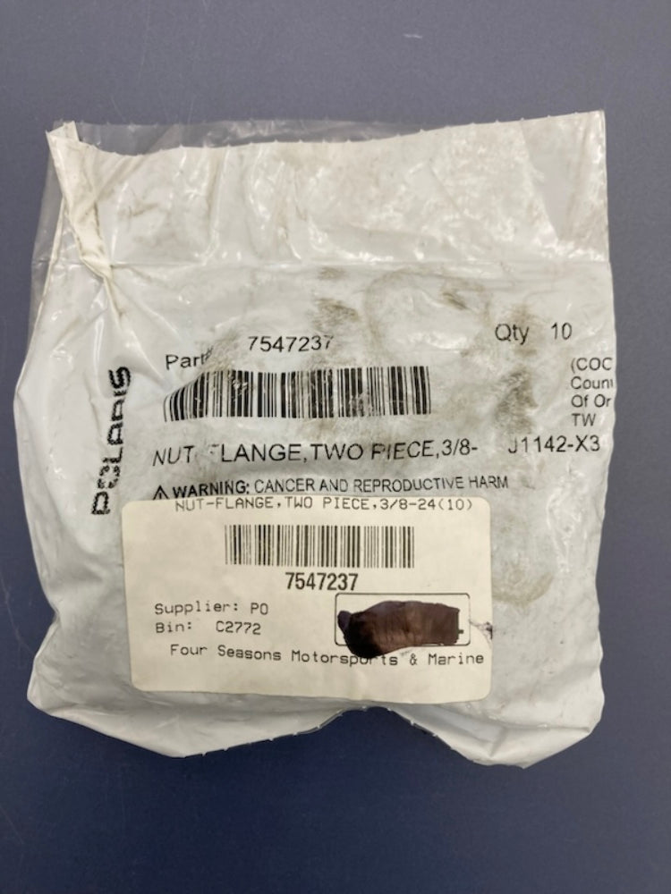 Qty 10 Polaris 7547237 Flange Nut for RZR New Genuine