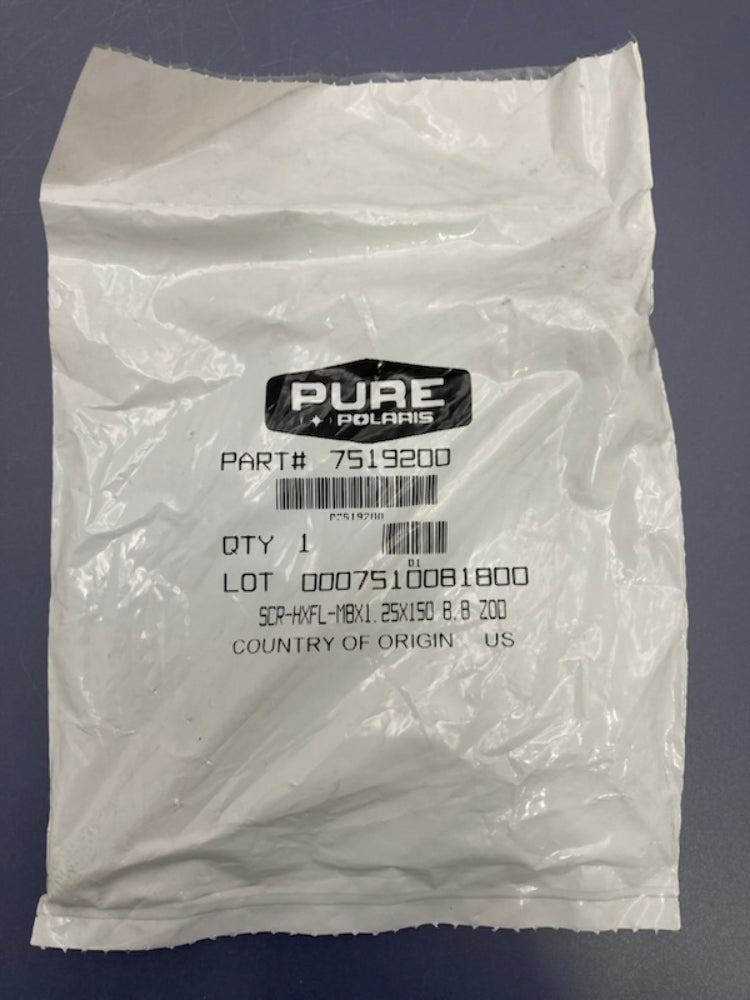 Polaris 7519200 Hex Flange Screw M8 x 1.25 x 150 mm New Genuine