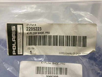 Polaris 2205223 Plow Shoes Set New Genuine