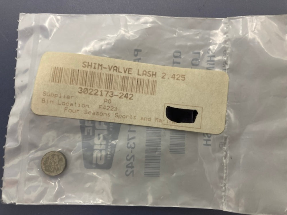 Polaris 3022173-242 Valve Shim Lash 2.425 New Genuine