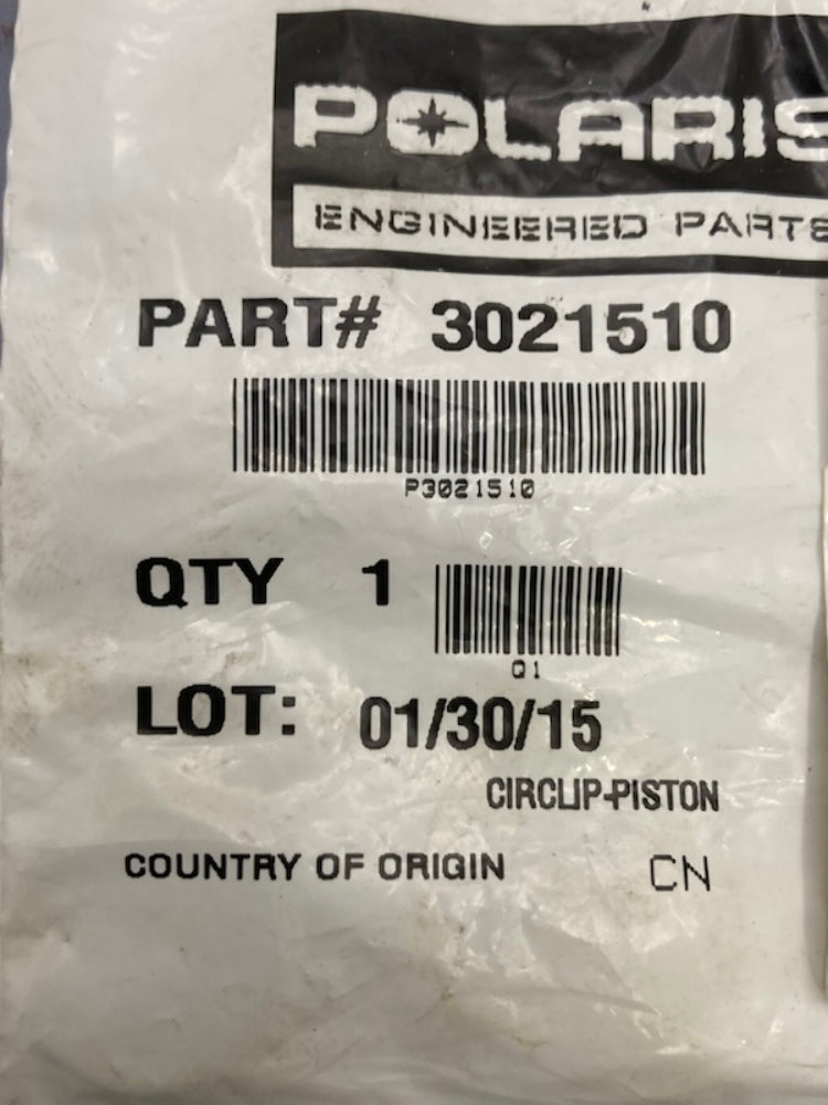 Qty 2 Polaris 3021510 Circlip-Piston New Genuine