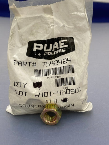Qty 8 Polaris 7542424 LH Nut New Genuine