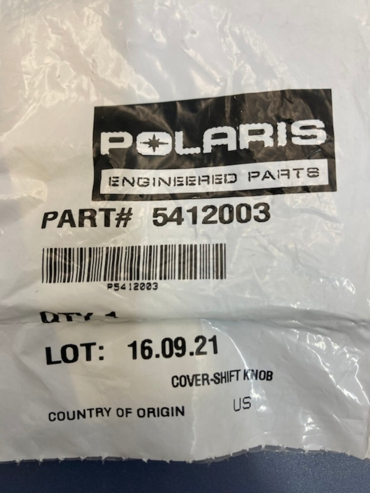 Polaris 5412003 Shift Knob Cover for Ranger New Genuine