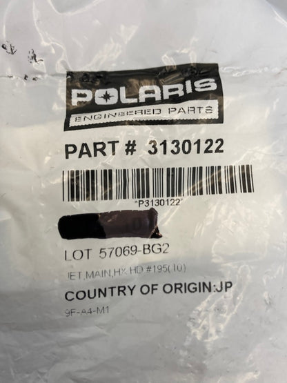Polaris 3130122 Main Jet Hex Head #195 New Genuine