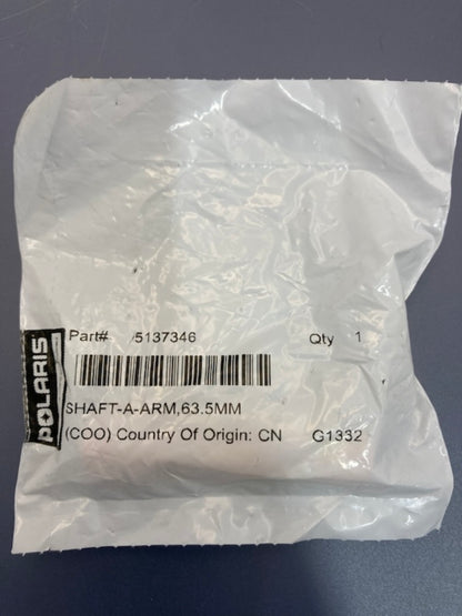 Polaris 5137346 A-Arm Shaft 63.5mm New Genuine