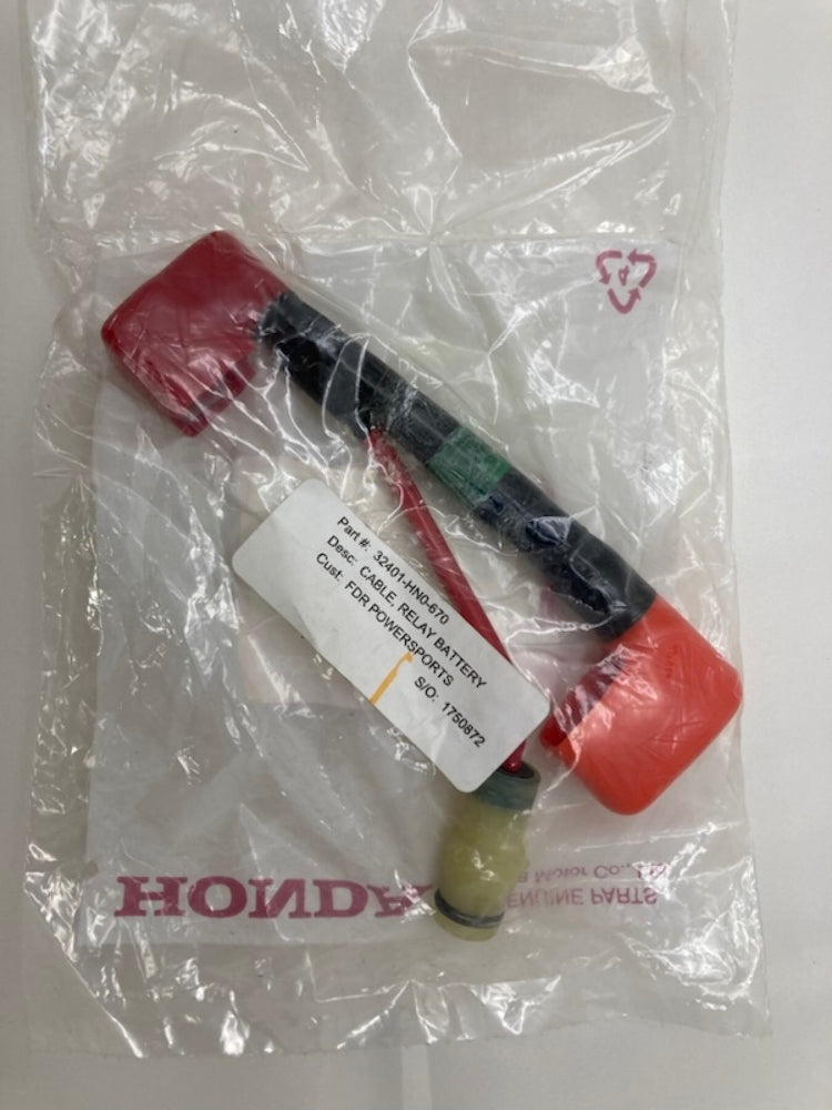 Honda 32401-HN0-670 Cable,Relay,Battery New Genuine