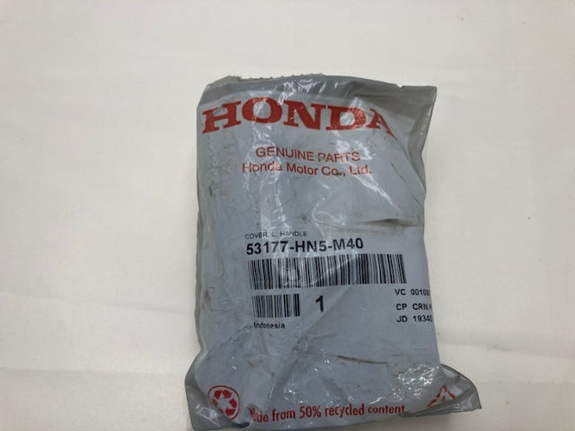 Honda 53177-HN5-M40 Cover, L., Handle New Genuine