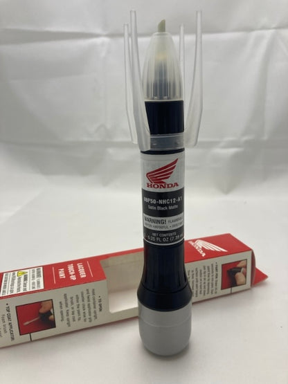 Honda 08P50-NHC12-A1 Satin Black Matte Lacquer Touch-up Paint New Genuine