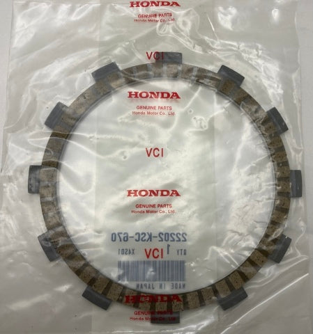 Honda 22202-KSC-670 Disk, Cl, Friction New Genuine
