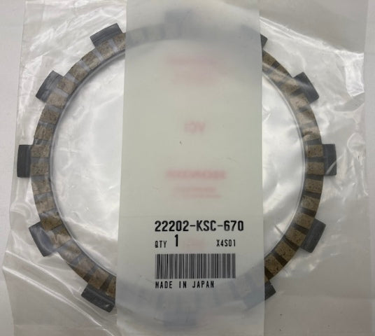 Honda 22202-KSC-670 Disk, Cl, Friction New Genuine